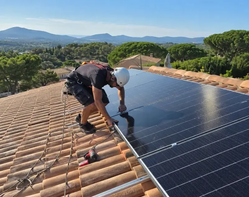 Installateur panneaux solaires Saint-Roman — pose photovoltaïque sur toiture