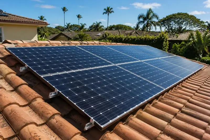 Installation de panneaux solaires à Saint-Roman